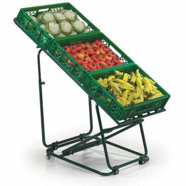 Мобильная стойка для овощей фруктов Wanzl Mobilo